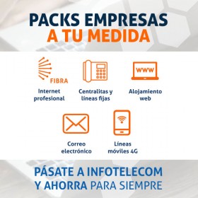 Packs de servicios para empresas Infotelecom