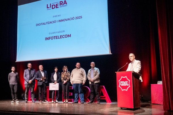 Infotelecom con el Premio Lidera 2025 a la Innovació